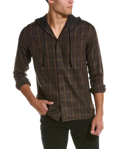 Vince Classic Fit Shirt In Brown