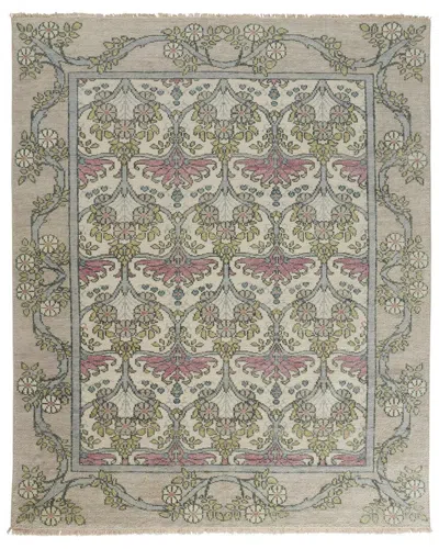 Verlaine Bennet Luxury Wool Rug In Gray