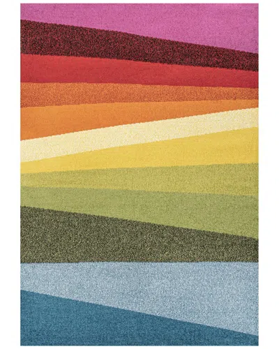 Jonathan Y Prism Polypropylene Rug In Orange