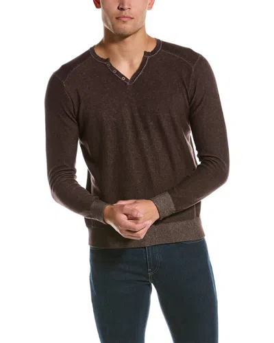 Raffi Reversible Henley In Brown