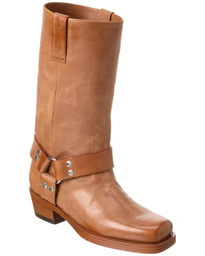 Paris Texas Roxy Leather Boot In Brown
