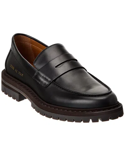 Common Projects Leather Loafer In Black