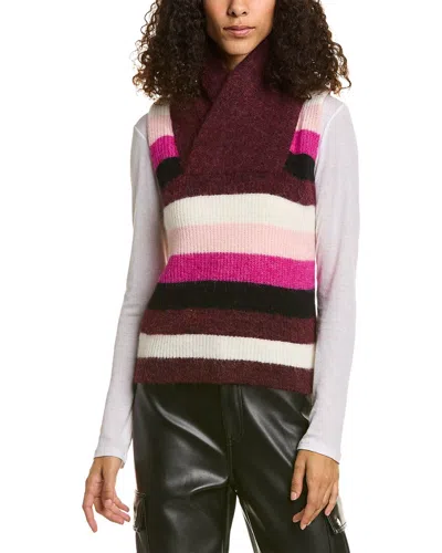 Ganni Alpaca & Wool-blend Sweater In Pink