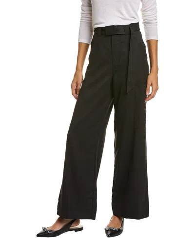 Ganni Wool Pant In Grey