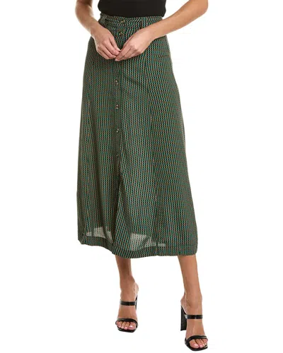 Ganni Skirt In Green