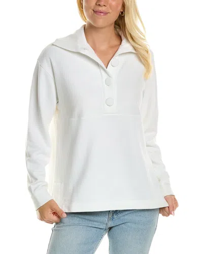 Rebecca Taylor French Terry Pullover In White