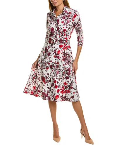 Samantha Sung Abel Shirtdress In Multi