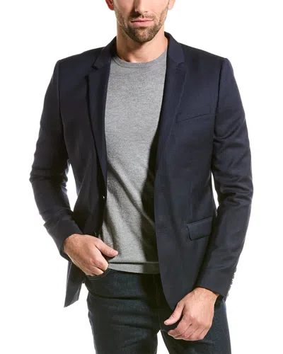 The Kooples Wool Suit Jacket In Blue