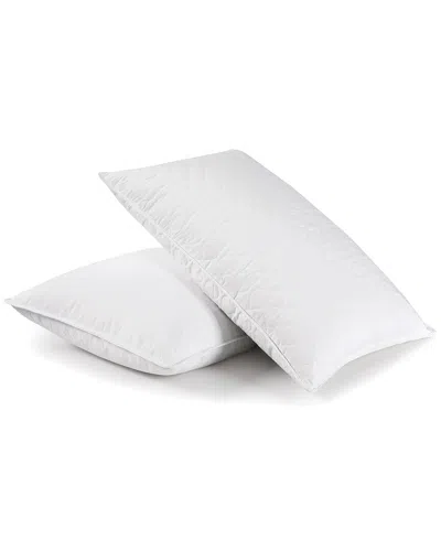 Peace Nest Quilted Feather And Polyester Blend Pillow - Set O