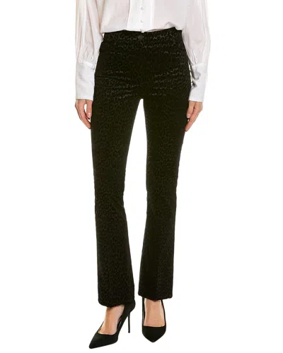 The Kooples Jacquard Velvet Trouser In Black