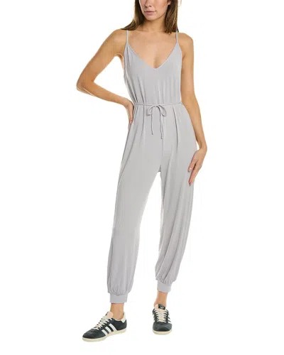 Eberjey Finley The Knotted Jumpsuit In Grey