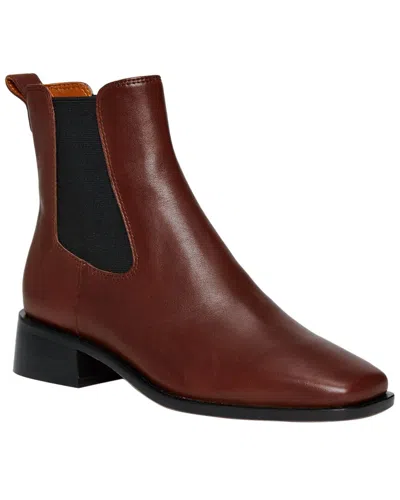 J.mclaughlin Tamie Leather Bootie In Brown