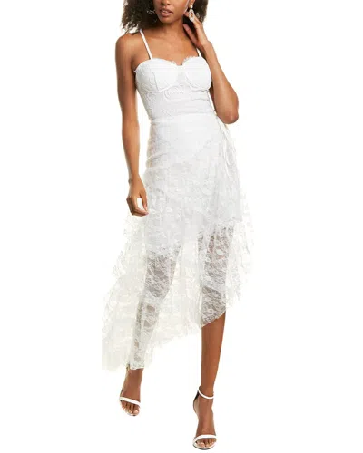 Michele Laperle 2pc Lace Gown In White