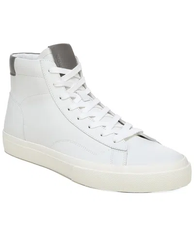 Vince Fitzroy Leather Sneaker In White