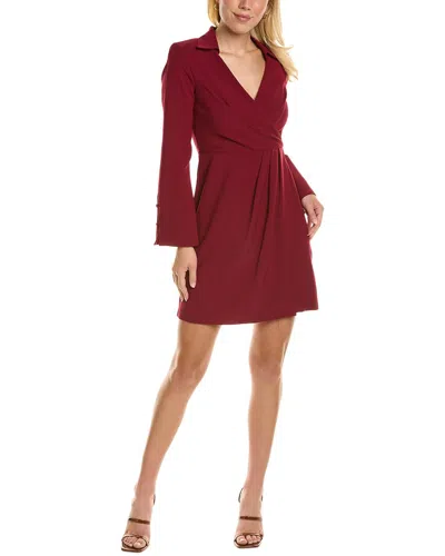 Taylor Crepe Mini Dress In Red