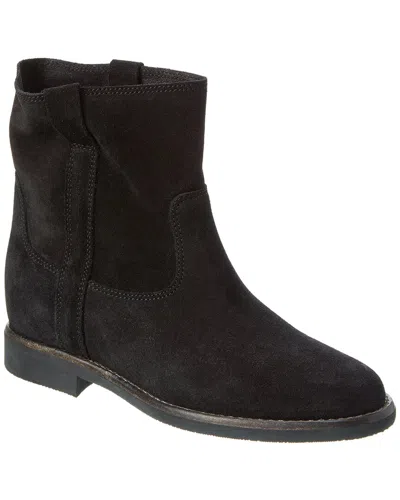 Isabel Marant Susee Suede Bootie In Black