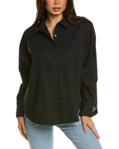 Vintage Havana Poplin Shirt In Black