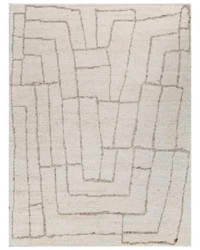 Exquisite Rugs Tahoe Wool Area Rug In White