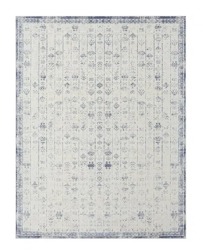 Lr Home Melody Waterproof Transitional Tribal Area Rug In Blue