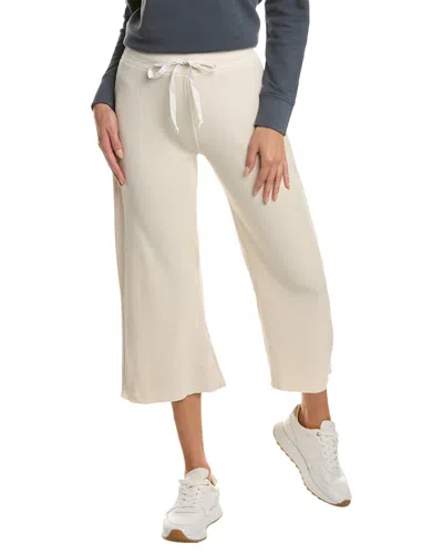 Perfectwhitetee Waffle Wide Leg Sweatpant In White