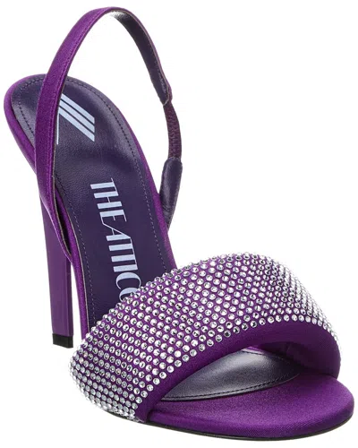 Attico Purple Rem Heeled Sandals