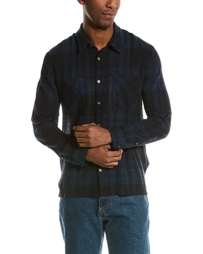 John Varvatos Cole Regular Fit Shirt In Blue