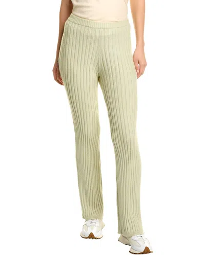 Wayf Sawyer Knit Pant In Green