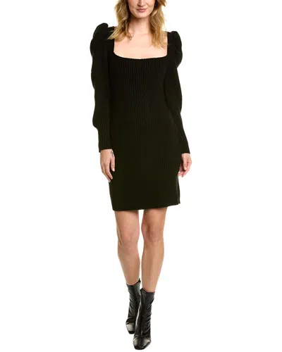 Wayf Tie-back Sweaterdress In Black