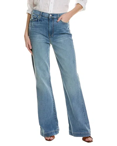 7 For All Mankind Dojo Ultra High-rise Zzz Flare Jean In Blue