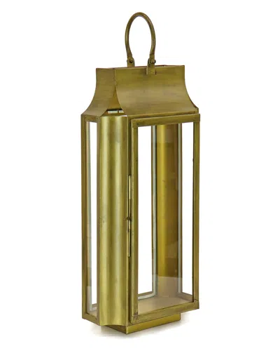 Hgtv Slim Decorative Lantern In Bronze