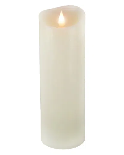 Hgtv 3in Heritage Real Motion Flameless Led Candle In Ivory
