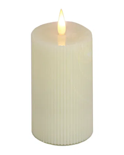 Hgtv 5in Georgetown Real Motion Flameless Led Candle In Ivory