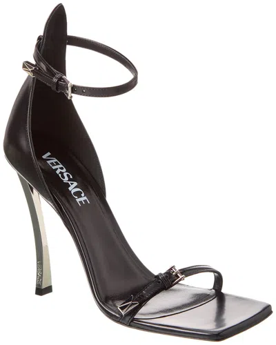 Versace Pin Point Sandal In Black