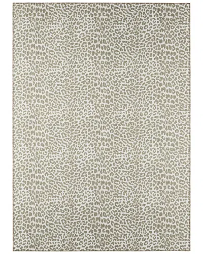 Addison Rugs Safari Indoor/outdoor Washable Rug In Taupe