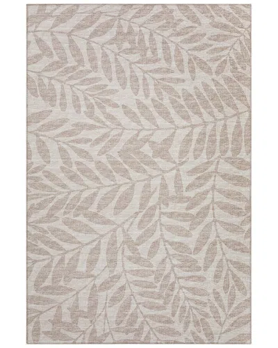 Addison Rugs Yuma Indoor/outdoor Washable Rug In Taupe