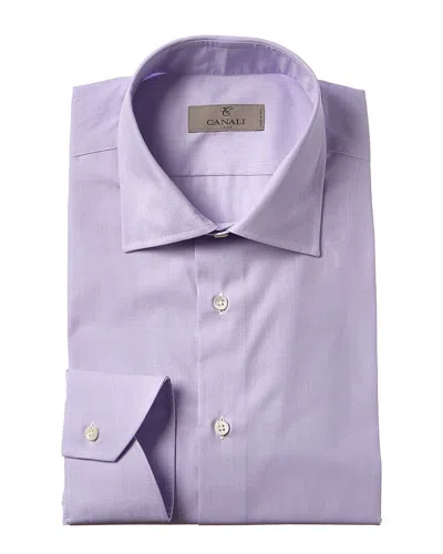 Canali Dress Shirt In Purple