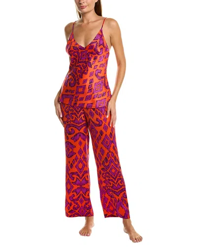 Natori 2pc Kii Pajama Set In Orange