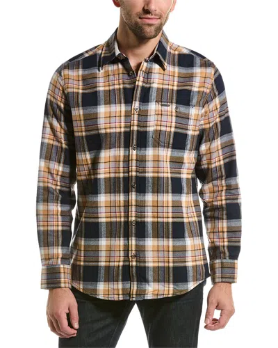 Point Zero Brush Flannel Shirt In Brown
