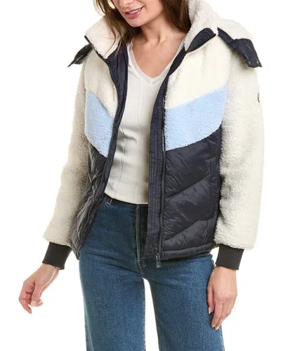 Hurley Nellis Mixed Media Jacket In Blue