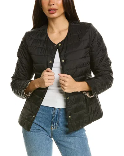 Tommy Bahama Reversible Puffer Jacket In Black