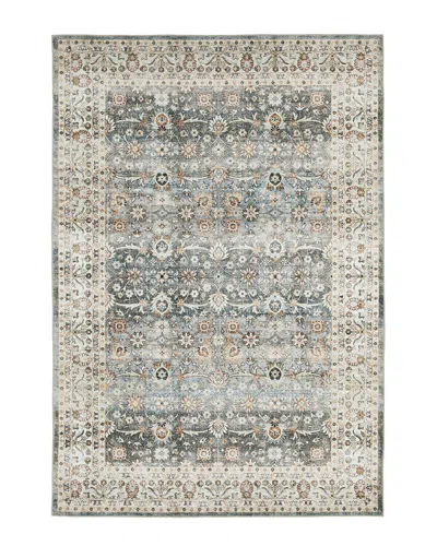 Stylehaven Stellar Vintage Bordered Traditional Washable Area Rug In Grey