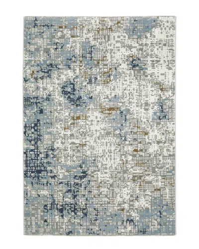 Stylehaven Emma Contemporary Abstract Area Rug In Blue
