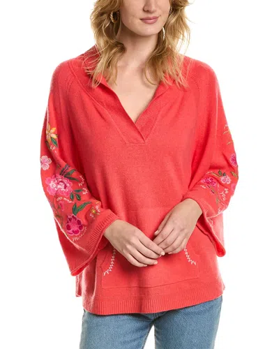 Johnny Was Sedona Wool & Cashmere-blend Sweater In Pink