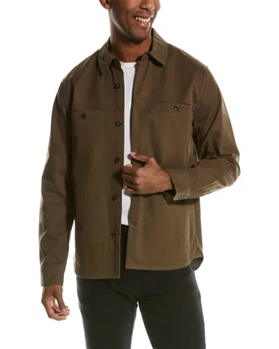 Vince Shirt Jacket In Green