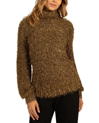 Trina Turk Elara Pullover In Gold