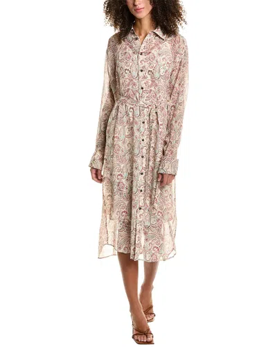 Rag & Bone Leona Silk-blend Shirtdress In White