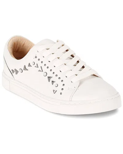 Frye Ivy Leather Sneaker In White