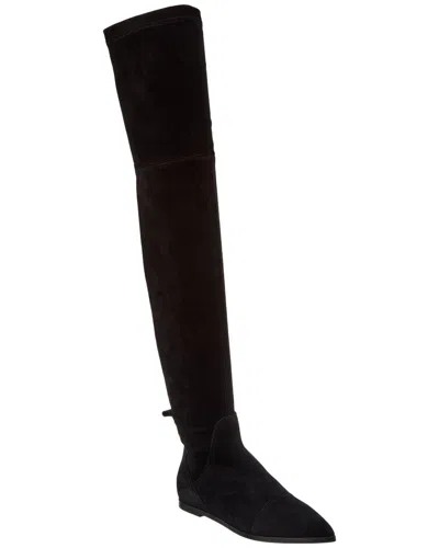 Agl Attilio Giusti Leombruni Agl Woman Knee Boots Black Size 5 Textile Fibers