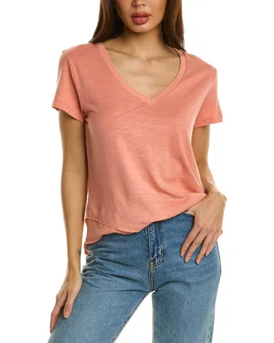 Chrldr Ava Mock Layer T-shirt In Pink