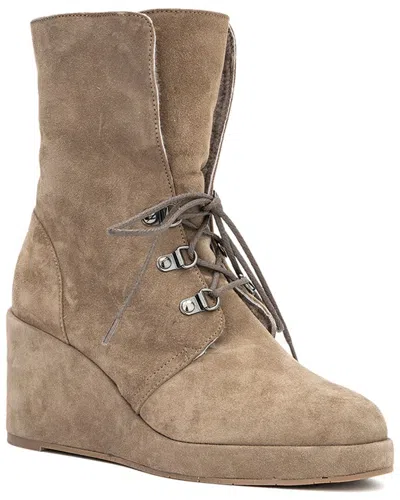 Aquatalia Idana Weatherproof Suede Boot In Beige